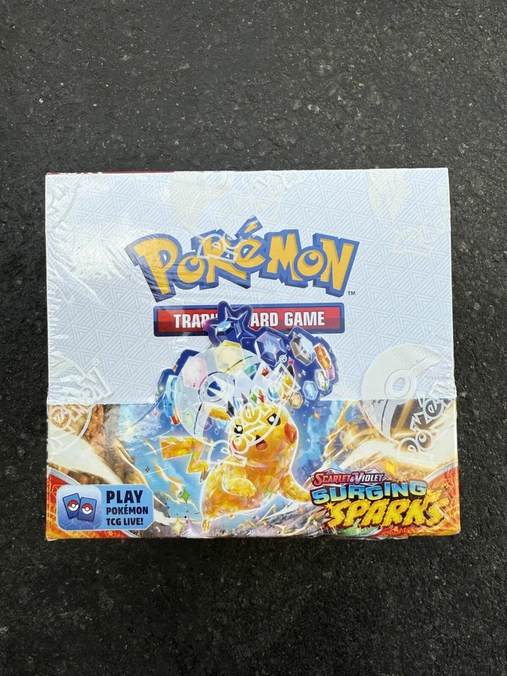Pokemon TCG: Surging Sparks Scarlet & Violet Factory Sealed Booster Box SV08