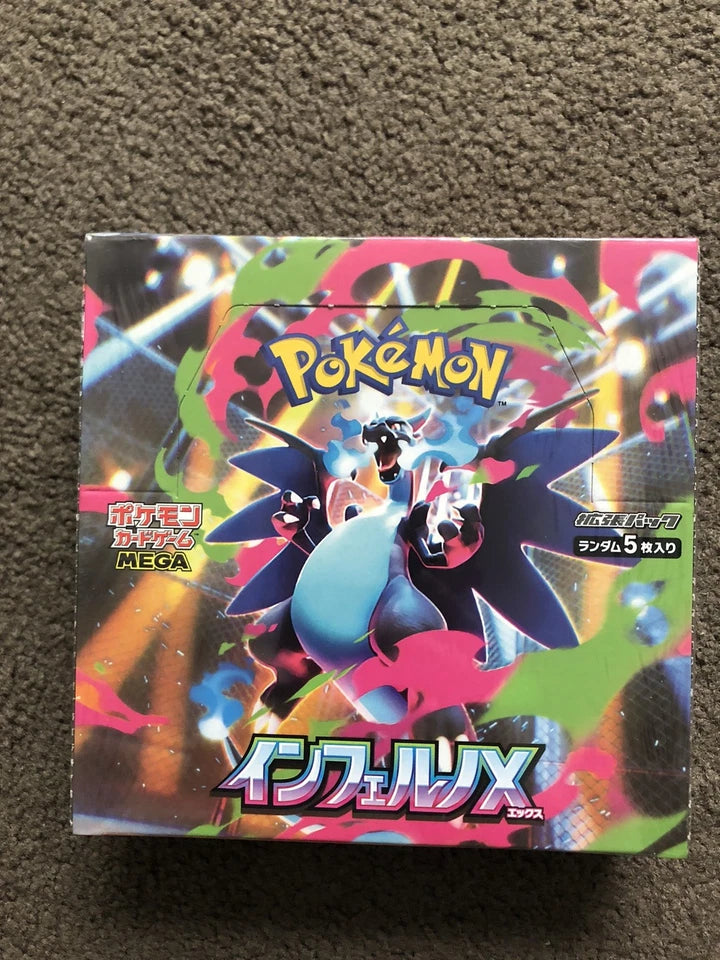 Pokemon PTCG Card Inferno X Booster Box Pokémon Mega M2 PSL Japanese Sealed